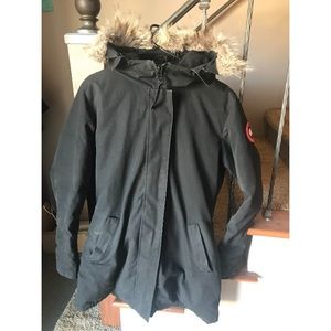 Black Parkas size L- Canada Goose